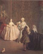Pietro Longhi The Introduction (mk05) USA oil painting reproduction